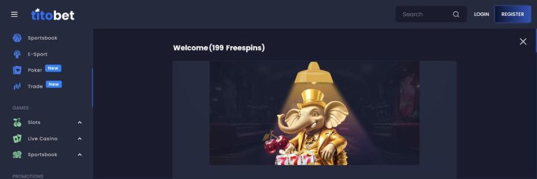 Titobet Casino bonus bienvenue Free Spins
