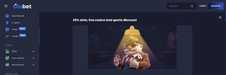 Titobet Casino bonus réduction