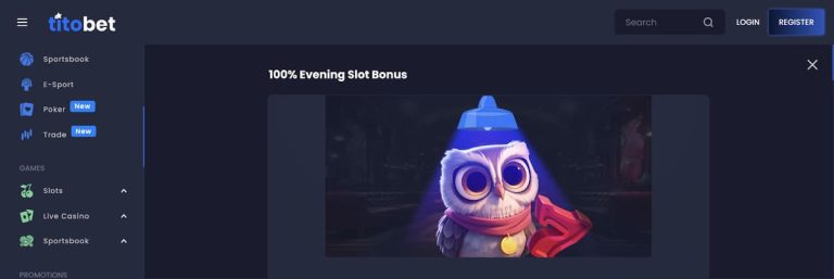 Titobet Casino bonus soirées