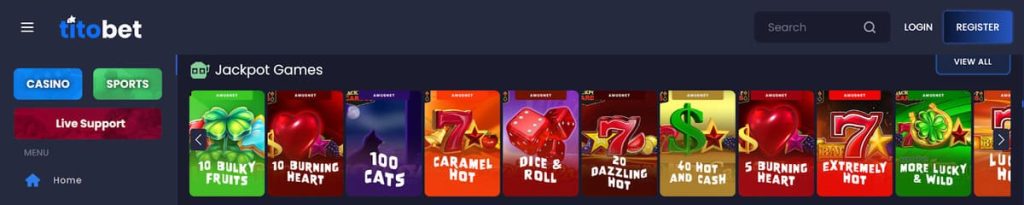 Titobet Casino Jackpot