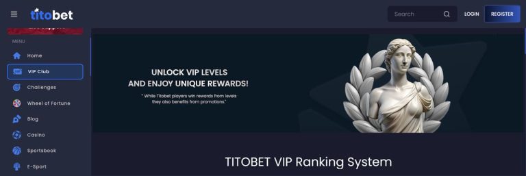 Titobet Casino programme VIP