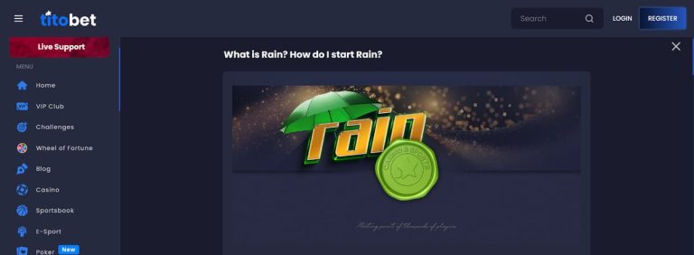 Titobet Casino récompenses